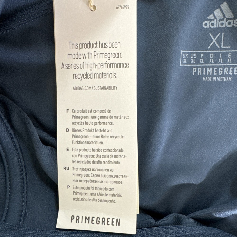 Adidas Hoodie 1/4 Zip Mens Sz XL Primegreen Pullover Golf Sweatshirt Athleisure‎ - Picture 8 of 12